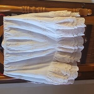 Tory Burch white skirt